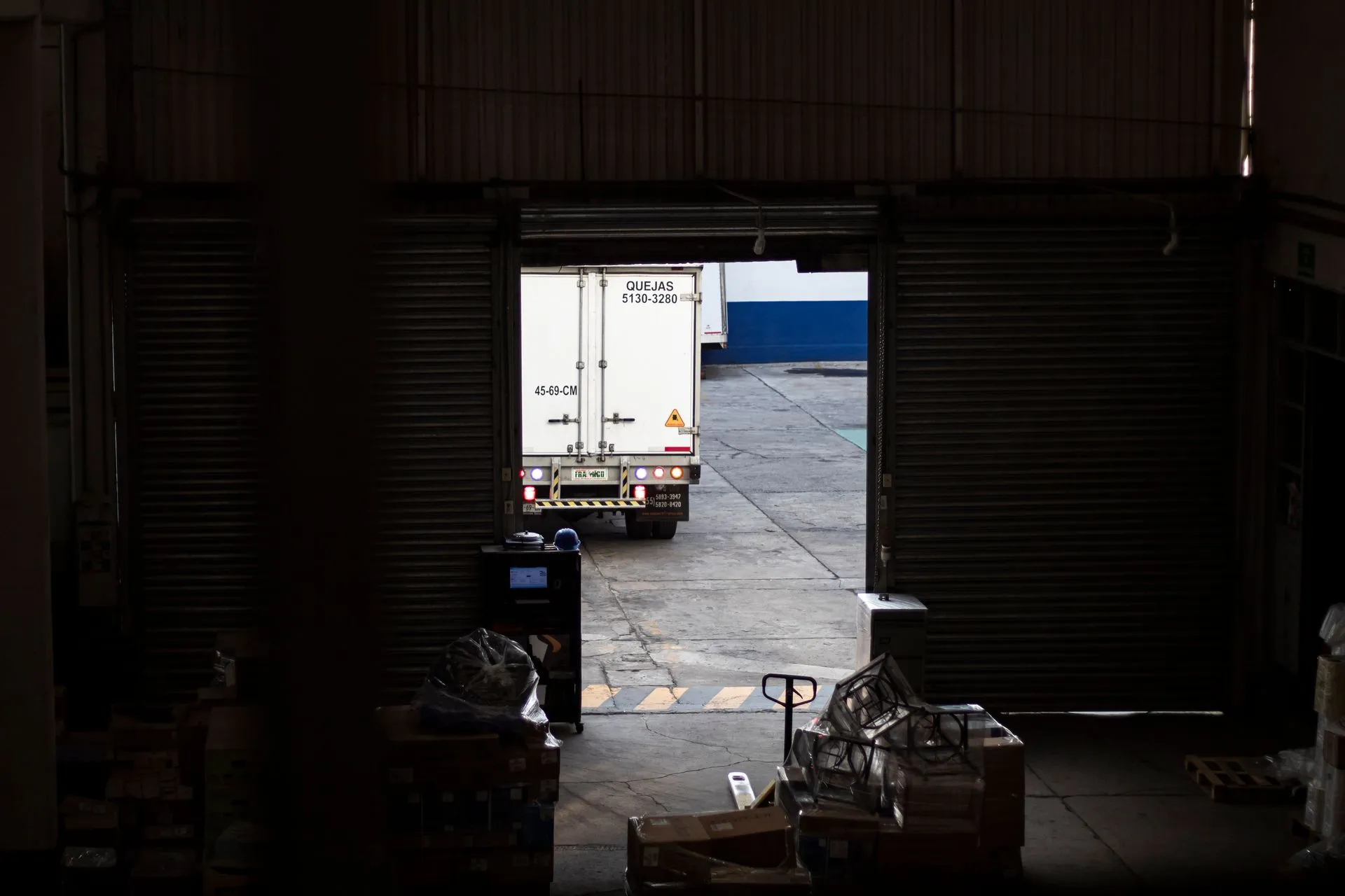 Orders moving through a warehouse